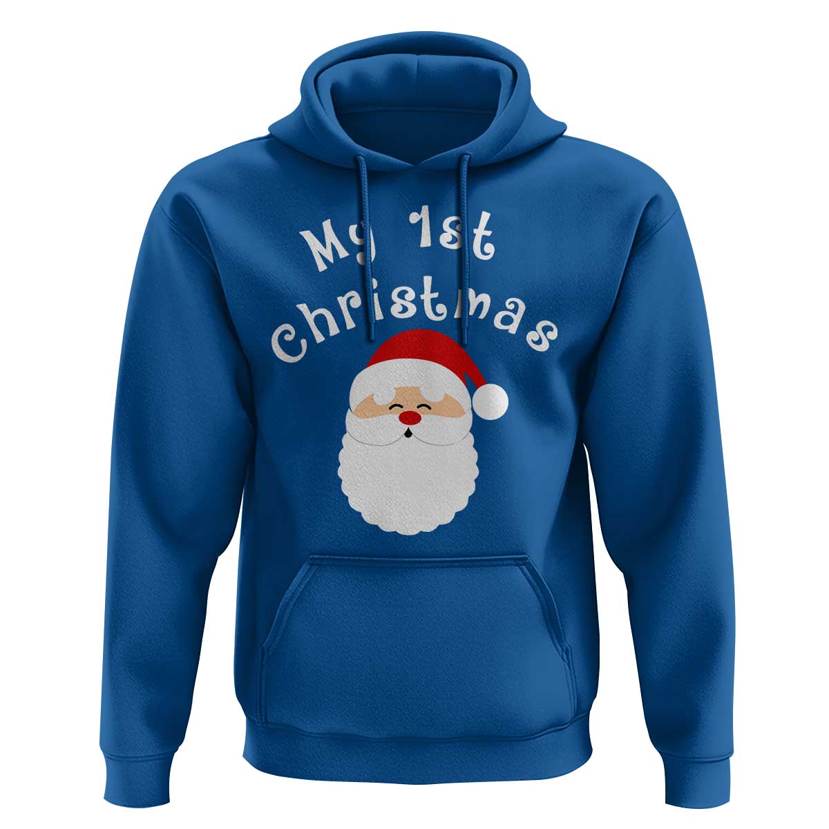 My First Christmas Hoodie Baby's First Holiday Xmas Santa - Wonder Print Shop