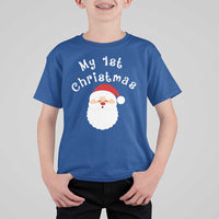 My First Christmas T Shirt For Kid Baby's First Holiday Xmas Santa - Wonder Print Shop