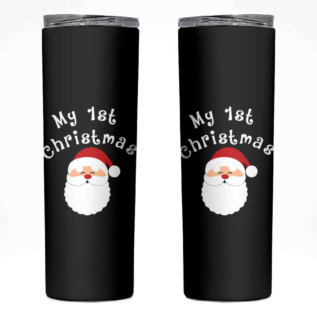 My First Christmas Skinny Tumbler Baby's First Holiday Xmas Santa - Wonder Print Shop