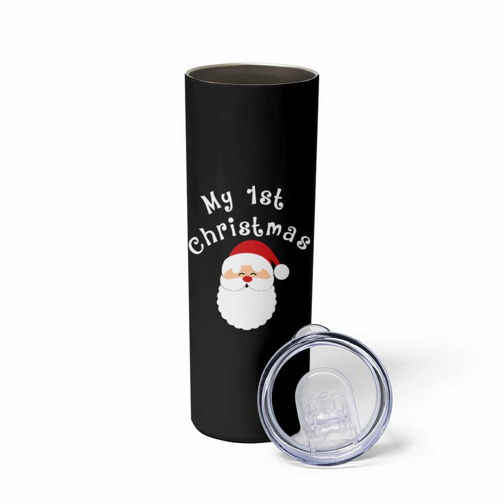 My First Christmas Skinny Tumbler Baby's First Holiday Xmas Santa - Wonder Print Shop