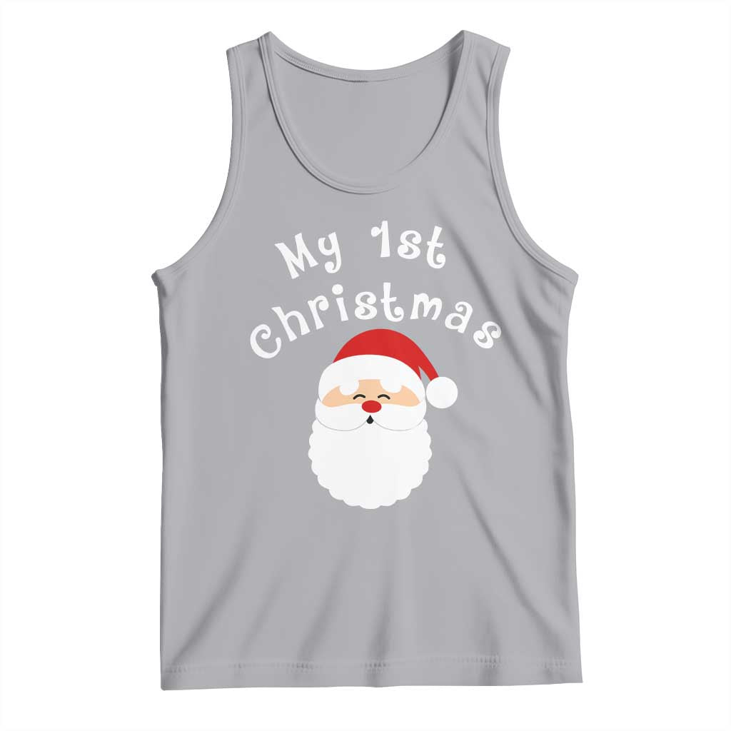My First Christmas Tank Top Baby's First Holiday Xmas Santa - Wonder Print Shop