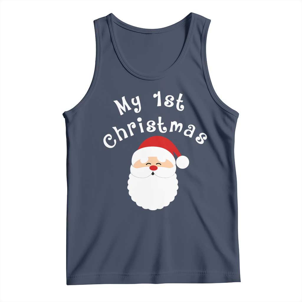 My First Christmas Tank Top Baby's First Holiday Xmas Santa - Wonder Print Shop
