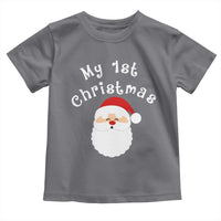 My First Christmas Toddler T Shirt Baby's First Holiday Xmas Santa - Wonder Print Shop