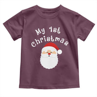 My First Christmas Toddler T Shirt Baby's First Holiday Xmas Santa - Wonder Print Shop