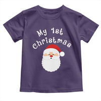 My First Christmas Toddler T Shirt Baby's First Holiday Xmas Santa - Wonder Print Shop