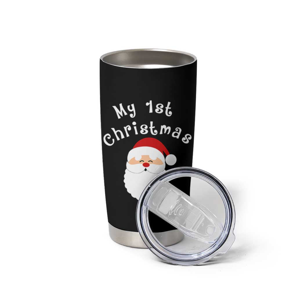 My First Christmas Tumbler Cup Baby's First Holiday Xmas Santa - Wonder Print Shop