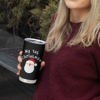 My First Christmas Tumbler Cup Baby's First Holiday Xmas Santa - Wonder Print Shop