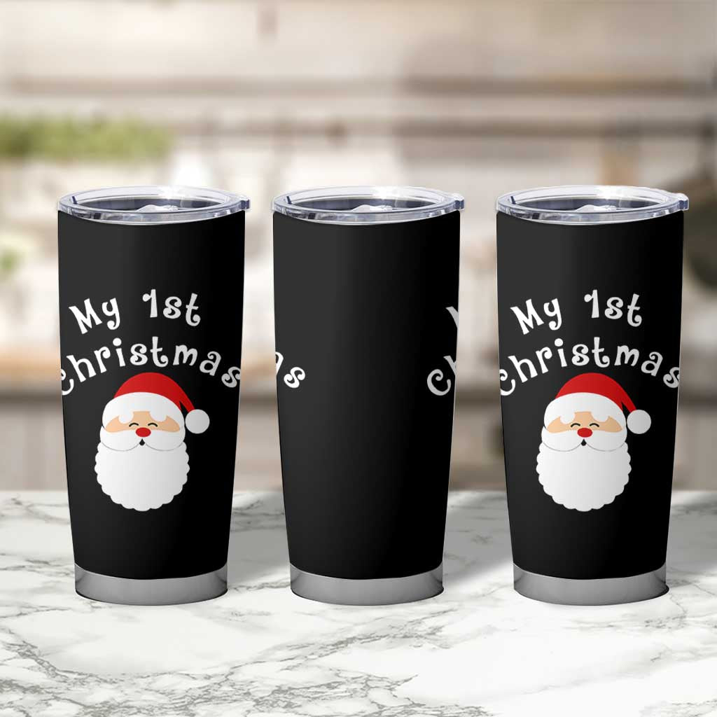 My First Christmas Tumbler Cup Baby's First Holiday Xmas Santa - Wonder Print Shop