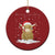 Xmas Cow Christmas Ornament Scottish Highland Cow Moo-rry Christmas - Wonder Print Shop