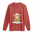 Christmas Cow Long Sleeve Shirt Scottish Highland Cow Moo-rry Christmas