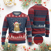 Xmas Cow Ugly Christmas Sweater Scottish Highland Cow Moo-rry Christmas - Wonder Print Shop