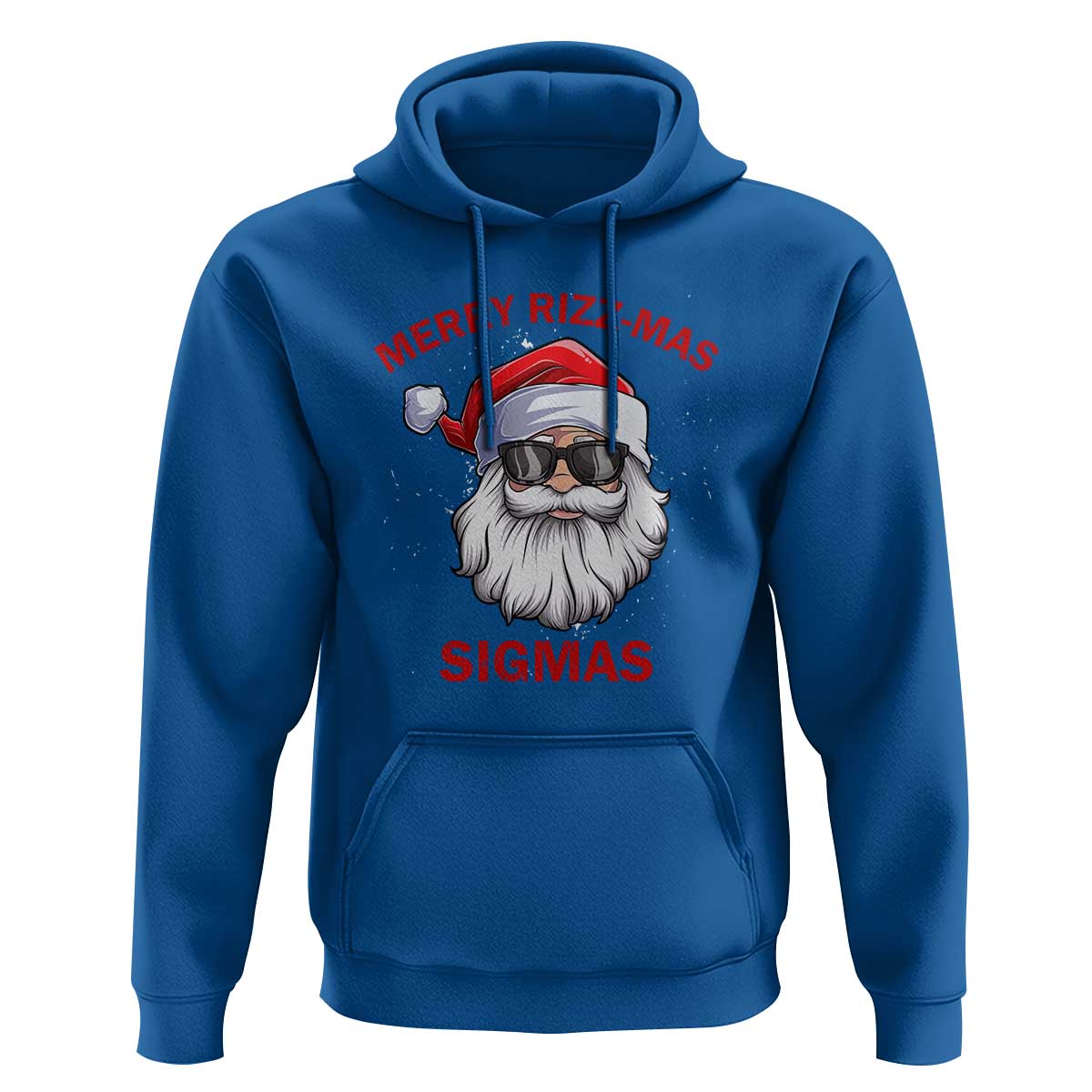 Funny Christmas Santa Hoodie Merry Rizz Mas Sigmas Gen Alpha Middle School Christmas