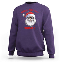 Funny Christmas Santa Sweatshirt Merry Rizz Mas Sigmas Gen Alpha Middle School Christmas - Wonder Print Shop
