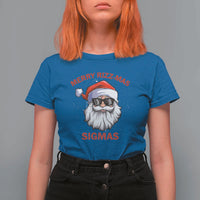 Funny Christmas Santa T Shirt For Women Merry Rizz Mas Sigmas Gen Alpha Middle School Christmas - Wonder Print Shop