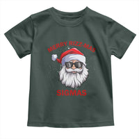 Funny Christmas Santa Toddler T Shirt Merry Rizz Mas Sigmas Gen Alpha Middle School Christmas