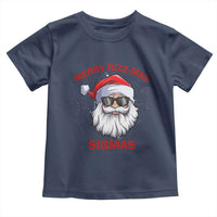 Funny Christmas Santa Toddler T Shirt Merry Rizz Mas Sigmas Gen Alpha Middle School Christmas