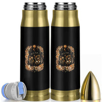 Subtle FDT Bullet Tumbler Vintage Flower Black Cat Social Activist