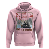 Stupid Canadian Wolf Bird Hoodie Vintage Heated Hookey Loon Meme