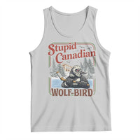 Stupid Canadian Wolf Bird Tank Top Vintage Heated Hookey Loon Meme