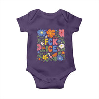 Fck Ice Baby Onesie Funny Boho Floral Resist Retro Pro Immigration