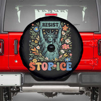 Stop ICE Spare Tire Cover Funny Statue of Liberty Boho Floral Resist Retro
