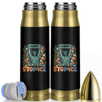 Stop ICE Bullet Tumbler Funny Statue of Liberty Boho Floral Resist Retro