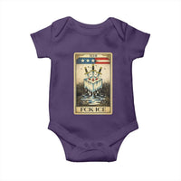 Fck Ice Baby Onesie Retro Tarot Card FDT Protest Satirical Graphic