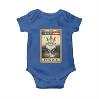 Fck Ice Baby Onesie Retro Tarot Card FDT Protest Satirical Graphic