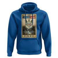 Fck Ice Hoodie Retro Tarot Card FDT Protest Satirical Graphic