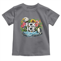 Fck Ice Toddler T Shirt Retro Floral FDT Protest Satirical Graphic