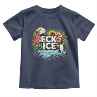 Fck Ice Toddler T Shirt Retro Floral FDT Protest Satirical Graphic