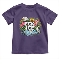 Fck Ice Toddler T Shirt Retro Floral FDT Protest Satirical Graphic