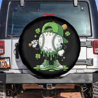 Baseball Drip Icecream Spare Tire Cover Youth Boy St Patricks Day Shamrock Green