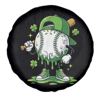Baseball Drip Icecream Spare Tire Cover Youth Boy St Patricks Day Shamrock Green