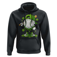 Baseball Drip Icecream Hoodie Youth Boy St Patricks Day Shamrock Green