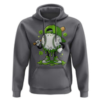 Baseball Drip Icecream Hoodie Youth Boy St Patricks Day Shamrock Green
