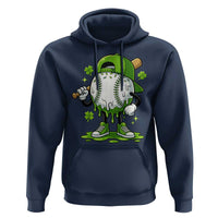 Baseball Drip Icecream Hoodie Youth Boy St Patricks Day Shamrock Green