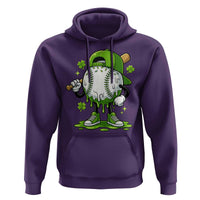 Baseball Drip Icecream Hoodie Youth Boy St Patricks Day Shamrock Green