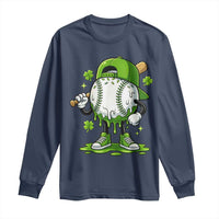 Baseball Drip Icecream Long Sleeve Shirt Youth Boy St Patricks Day Shamrock Green