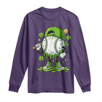 Baseball Drip Icecream Long Sleeve Shirt Youth Boy St Patricks Day Shamrock Green