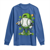 Baseball Drip Icecream Long Sleeve Shirt Youth Boy St Patricks Day Shamrock Green