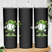 Baseball Drip Icecream Skinny Tumbler Youth Boy St Patricks Day Shamrock Green