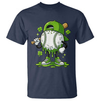 Baseball Drip Icecream T Shirt Youth Boy St Patricks Day Shamrock Green