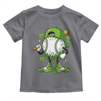 Baseball Drip Icecream Toddler T Shirt Youth Boy St Patricks Day Shamrock Green