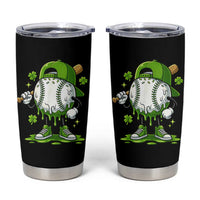 Baseball Drip Icecream Tumbler Cup Youth Boy St Patricks Day Shamrock Green