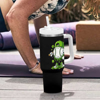 Baseball Drip Icecream Tumbler With Handle Youth Boy St Patricks Day Shamrock Green