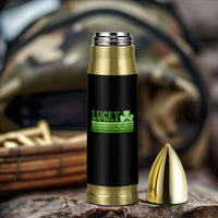 Retro Lucky Bullet Tumbler St Patricks Day Irish Shamrock