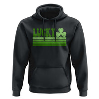 Retro Lucky Hoodie St Patricks Day Irish Shamrock