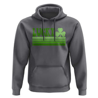 Retro Lucky Hoodie St Patricks Day Irish Shamrock