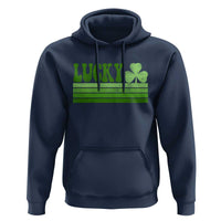 Retro Lucky Hoodie St Patricks Day Irish Shamrock